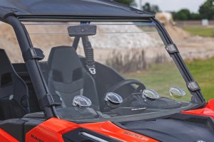 Can-Am Maverick Sport Vented Full Windshield - Rough Country - Scratch Resistant